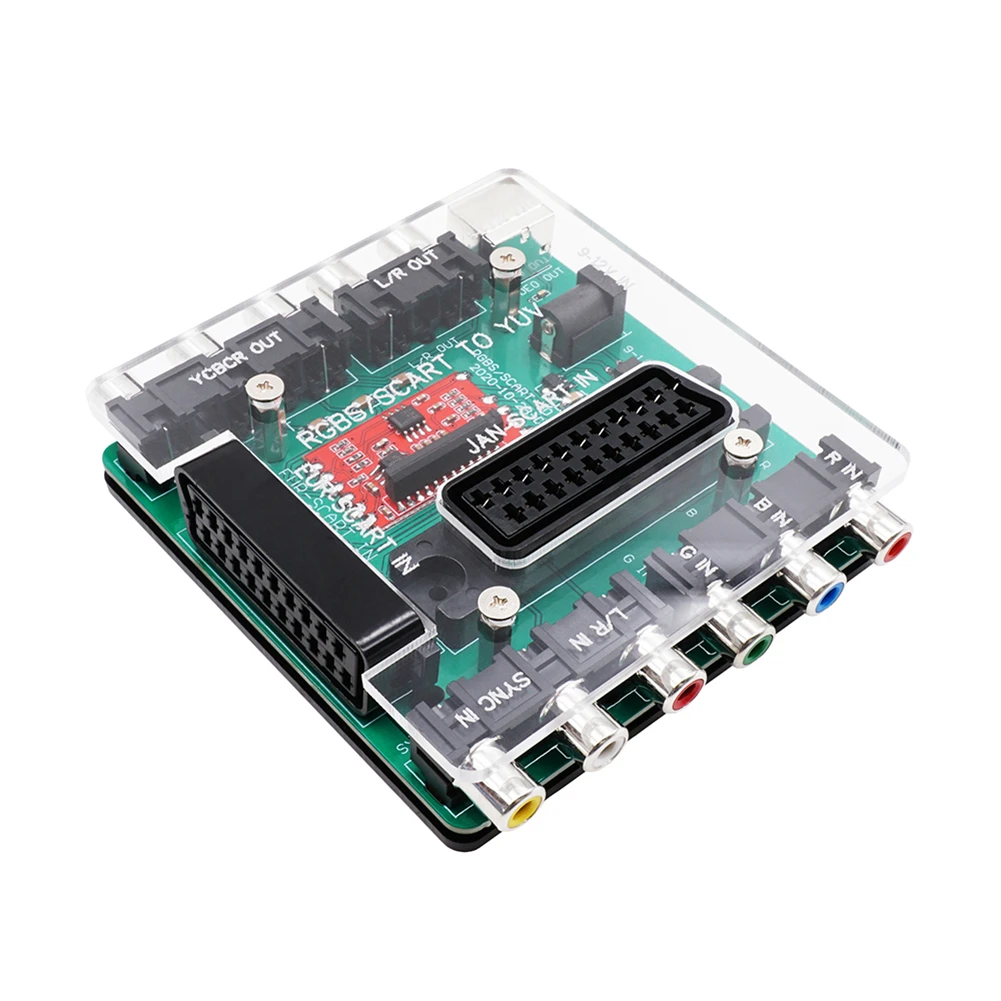 New Arrival Scart Rgbs To Yuv Ycbcr S Video Converter Adapter Box For Dc Dreamcast Sega Sfc Ps2 Md Ss Retro Game Console Aliexpress