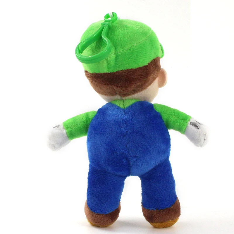 16 см 10 шт./лот Super Mario Bros Luigi плюшевый брелок для ключей кукла мини-подвески для детей Подарки