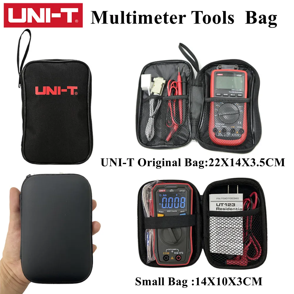 UNI T Original Canvas Multimeter Bag Black Waterproof Tools Bag case
