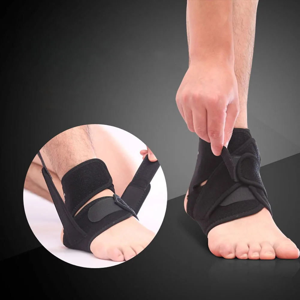 Поддержка лодыжки эластичный Фиксатор Регулируемый Футбол Баскетбол sprain травма Y4UB