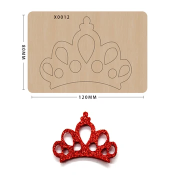 

Leather Tools Knife mold Diy craft Decorative Crown Shaped Cutting Mould leather heating stamp Suitable for big shot machines