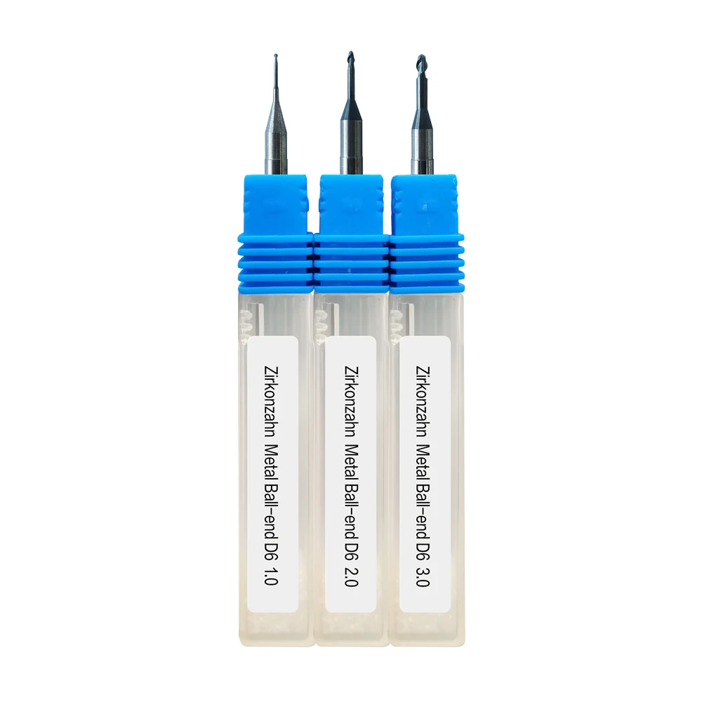 Burs de Trituração do Metal das Ferramentas do Laboratório Dental para o Diâmetro da Pata de Zirkonzahn Cortador de Trituração Cutter 1.0 2.0 3.0mm m1 - m2 6mm 6 Clareamento dos dentes