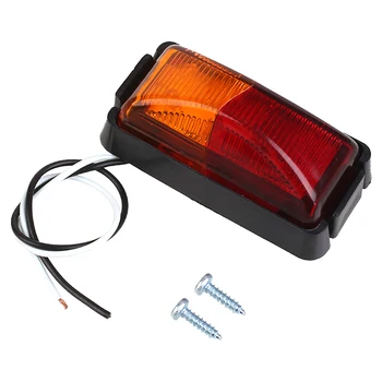 

8 Led Side Boat Marker Truck External Lights Car Bus Lorry Led Indicator Trailer Light Rear Side Lamp Amber Red