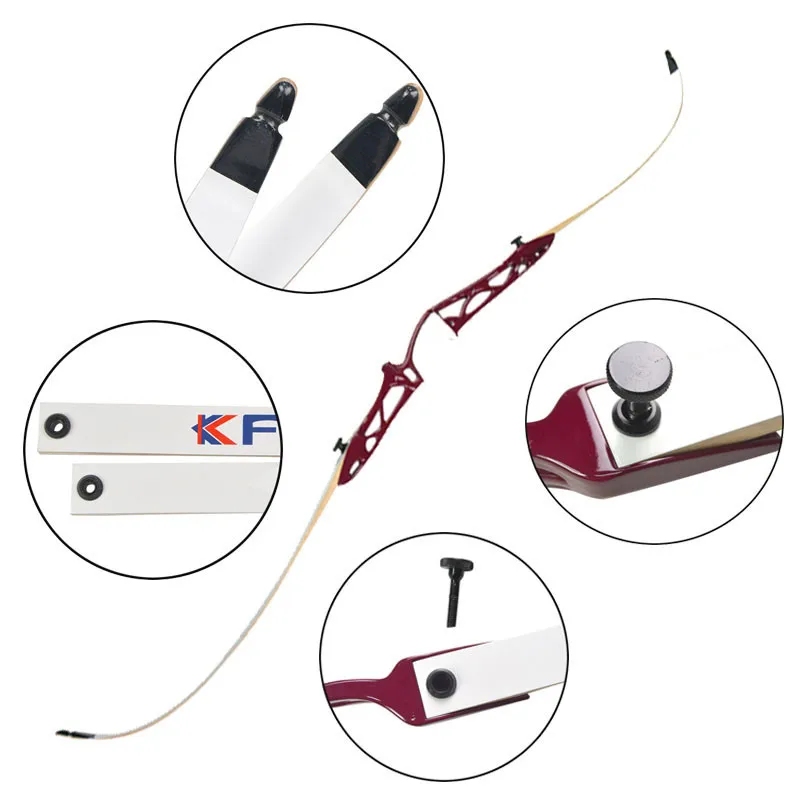 Arco para Arco e Flecha Tiro com Arco Conjunto Caça Arco Recurvo 66 - 68 Polegada Americano Competição Treinamento Prática Arcos 1 12-40lbs 8 Cheap Arco e flecha