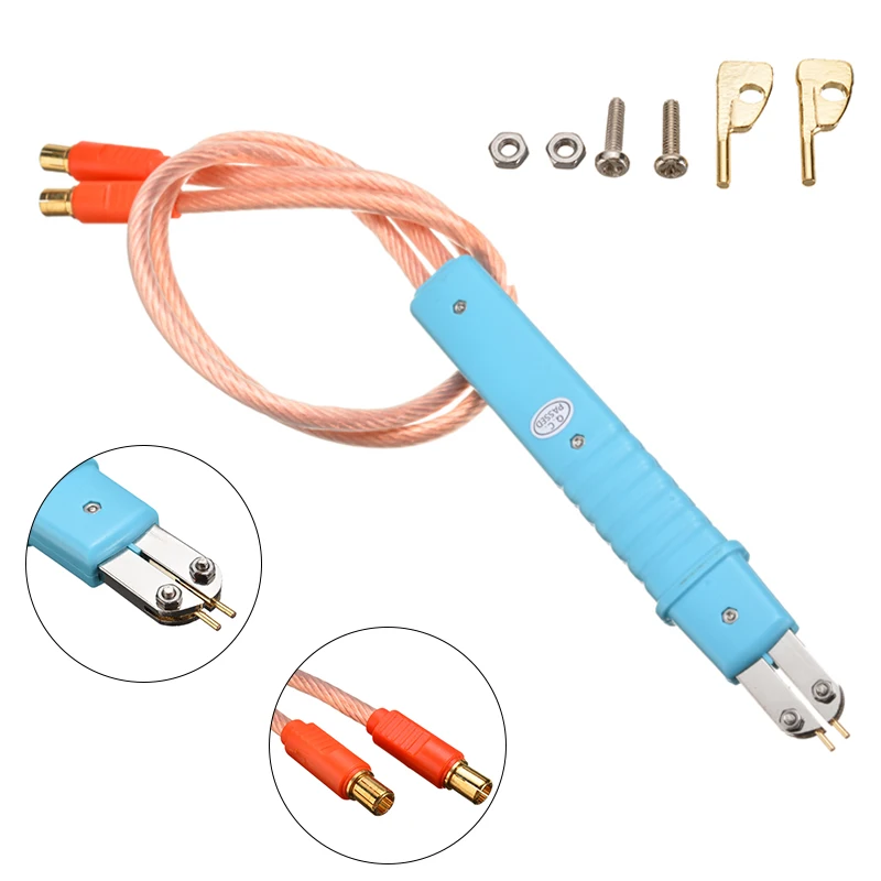 

DIY Spot Welding Machine Accessories 719A 220V 1A Electronic Spot Welding Soldering Pen Battery Handled Spot Welder Pen