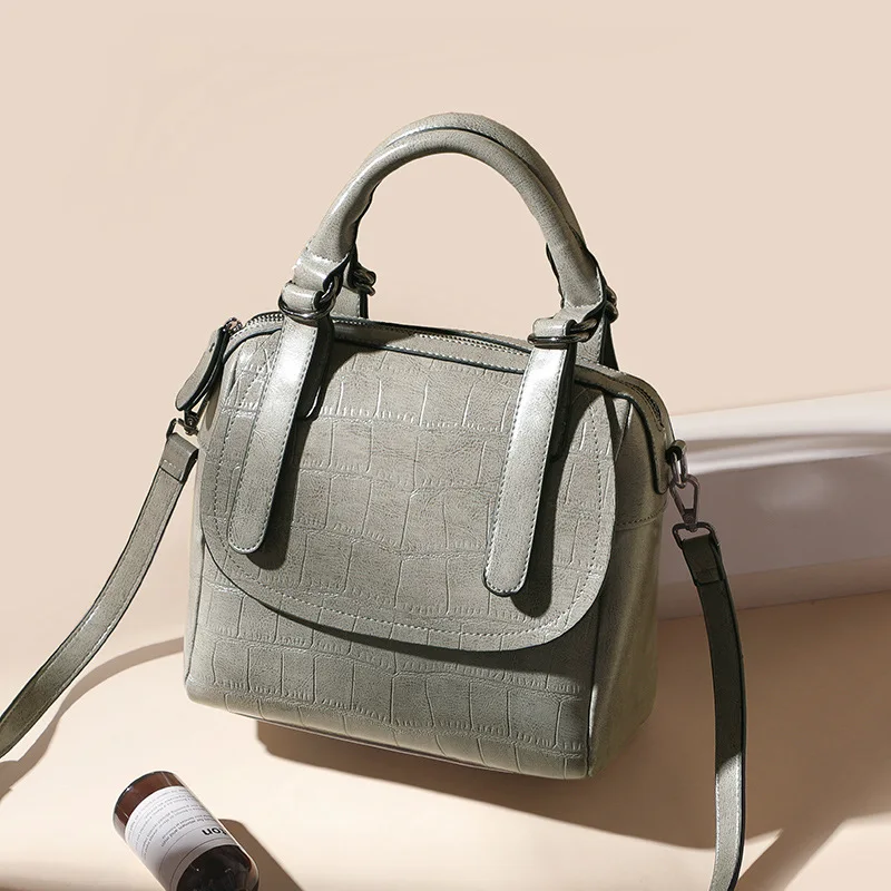 New Women's Bag Crocodile Pattern Female Shoulder Bag Shoulder Diagonal Bag, Shoulder Bag Shoulder Bag