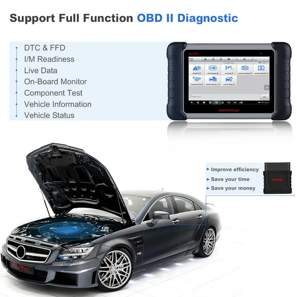 Диагностический сканер Autel MK808BT OBD2 автомобильный диагностический инструмент