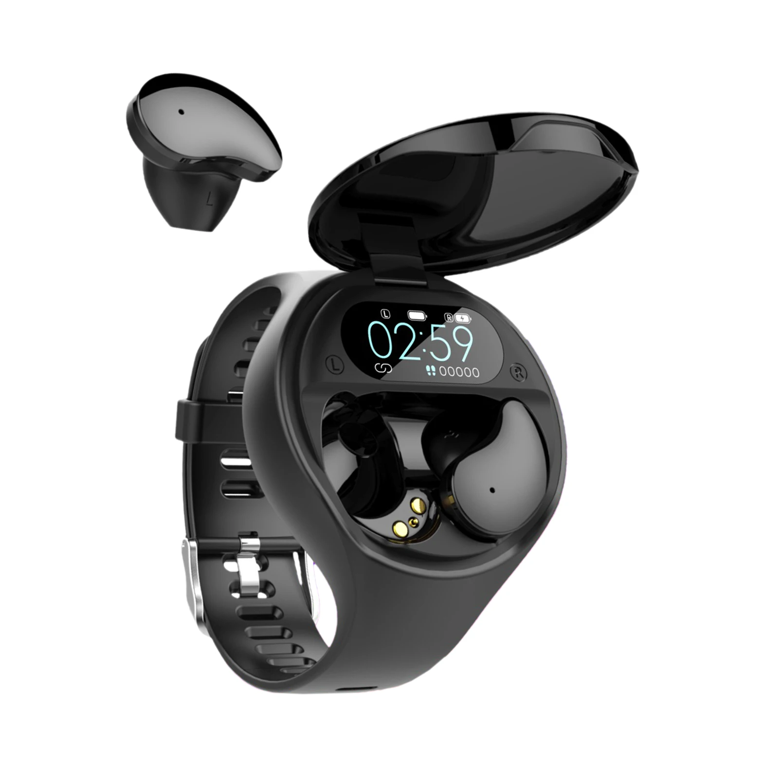 2 в 1 для воспроизведения музыки Смарт часы Bluetooth вызова Smartwatch Подключите Динамик