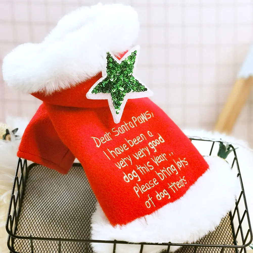 Одежда для собак, рождественский костюм для щенков, мультяшная Одежда для питомцев, одежда для маленьких собак, Рождественский костюм для питомцев, одежда для котенка, костюм для собаки