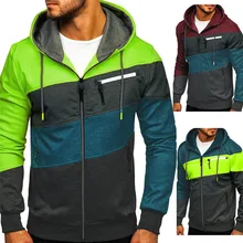 Зимний мужской свитер, простой свитер с длинным рукавом на молнии, верхняя одежда, спортивная куртка для бега#3n08