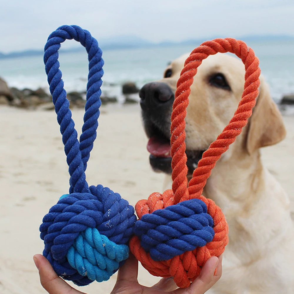 

Dog Toy Chew ball Teeth Clean Outdoor Training Rope Ball For Large Small Dog Cat Toy Gifts For Pet