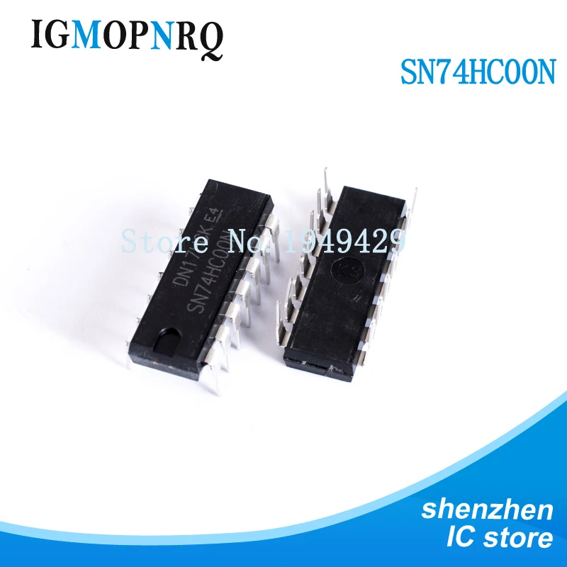 10 шт./лот SN74HC00N DIP14 SN74HC00 74HC00 Logic gate Quad 2-входной Новый | Электронные компоненты и