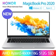 Ordinateur portable HONOR MagicBook Pro 2020, nouvel ordinateur 16.1 AMD Ryzen 5/7 4600H/4800H, SSD PCIE FHD