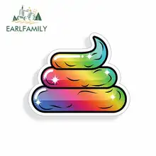 #Special Offers EARLFAMILY 13cm x 10.7cm for Rainbow Poop Funny Car Stickers Vinyl Refrigerator RV VAN 3D Car Accessories Graphics JDM #Special Offers EARLFAMILY 13cm x 10.7cm for Rainbow Poop Funny Car Stickers Vinyl Refrigerator RV VAN 3D Car Accessories Graphics JDM