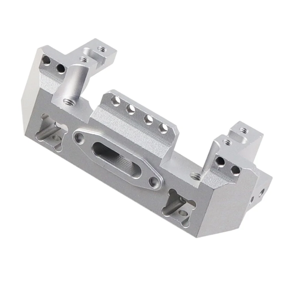 

Steering Gear Accessories 1:10 RC Crawler Servo Front Easy Install Durable Winch Bracket Set Professional Aluminum DIY For TRX4