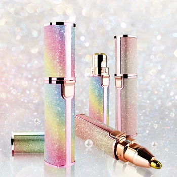 

2 In 1 Electric Eyebrow Trimmer Makeup Painless Eye Brow Epilator Mini Shaver Razors Women Portable Facial Body Hair Remover 45