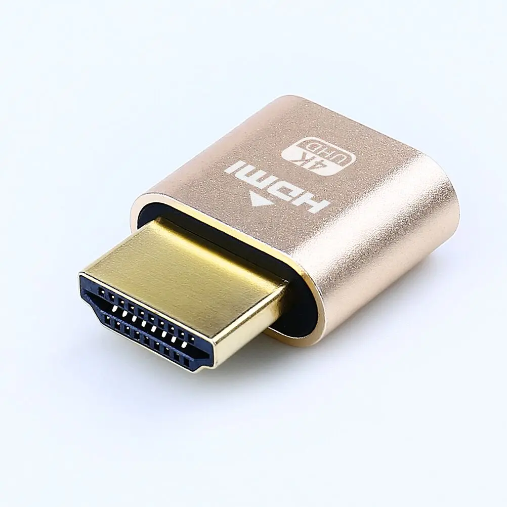 Dtech Hdmi Dummy Plug 4k Display Emulator Compatible Windows Mac Osx Linux Hdmi Dummy Emulator - Switches -