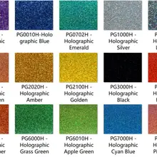 Акриловое волокно(PMMA) 2-сторонняя голографическая блестящие листы 3,0 мм коробка для ювелирных изделий, товаров народного промысла, произведения искусства, украшение-15 цветов/3 размера