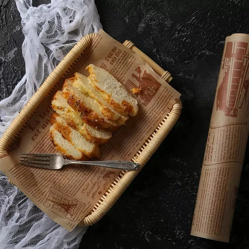 Food tray handmade straw woven round portable bread snack fruit storage basket hotel restaurant kitchen household items