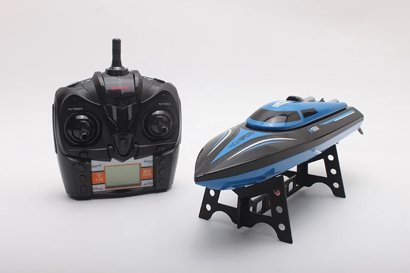 Рождественская игрушка TKKJ H100 2,4G RC лодка 180 градусов флип высокоскоростная электрическая RC гоночная лодка для бассейнов озера и приключений на открытом воздухе