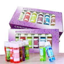 6 шт./партия, многофункциональный диффузор, ароматерапия, освежитель воздуха, безопасный, эфирное масло, эффективный увлажнитель воздуха, жидкость для помещений, 6 видов, 5 мл