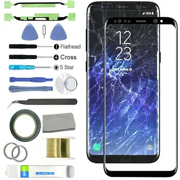 

16 in 1 Repair Tool Kits Front Glass Screen Lens for Samsung Galaxy Note 8 N950