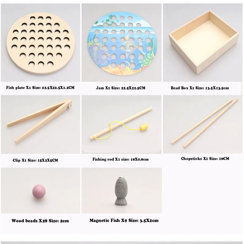 Educational Toys Montessori Math Toy Clip Wooden Beads Magnetic Fish Puzzle Game Multi-function Toys For Children Educational Toys Montessori Math Toy Clip Wooden Beads Magnetic Fish Puzzle Game Multi-function Toys For Children