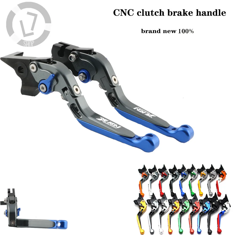 

Adjustable CNC Telescopic Brake Clutch Lever For Motorcycle With Logo X-ADV For Honda XADV 750 2017 2018