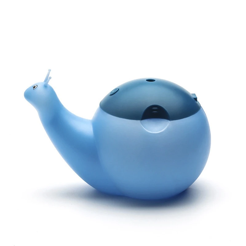 

Cute Snail Air Humidifier 550Ml Large Capacity Ultrasonic Aroma Oil Diffuser Night Light Mini Usb For Home Office Car Humidifier
