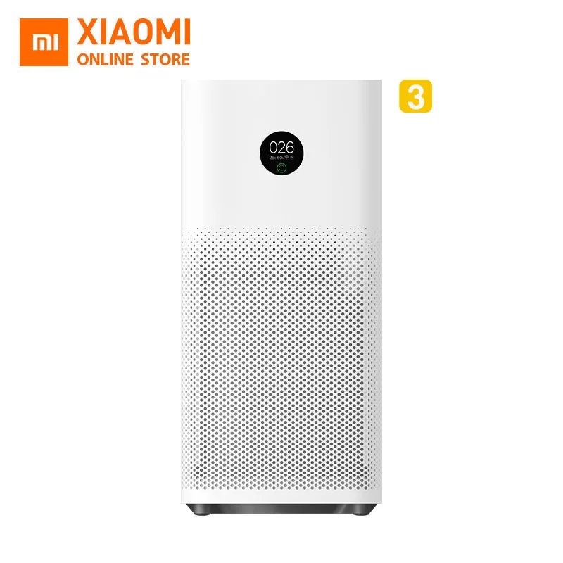 2019 New Xiaomi Mi Air Purifier 3 OLED Touch Screen 400m3/h particulate matter CADR APP and AI Voice Smart Control