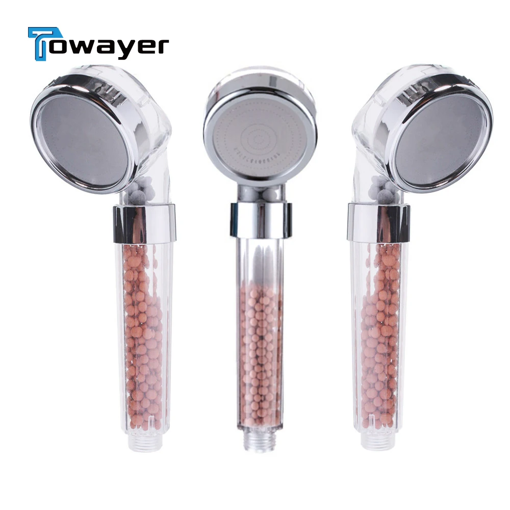 Лейка для душа с отрицательными ионами спа-терапии водосберегающая головка