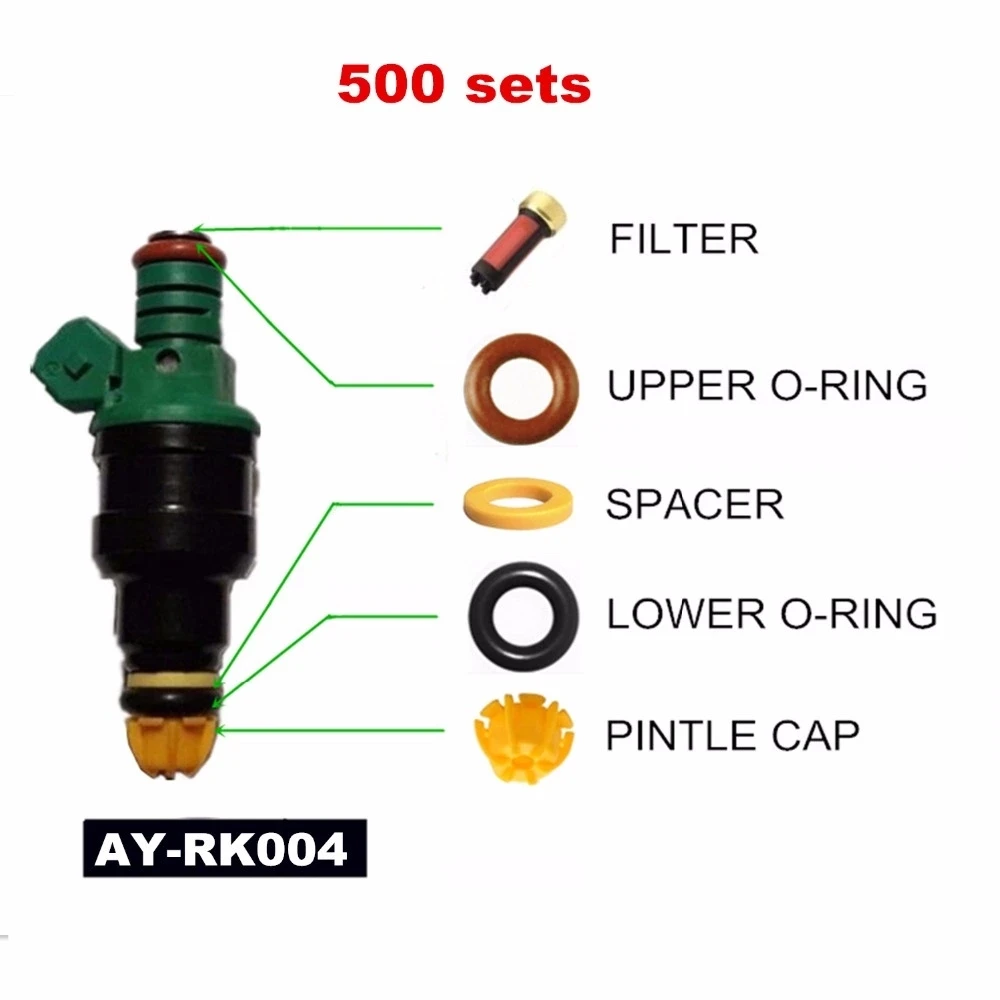 500 комплектов комплект для ремонта топливного инжектора BMW E36/E34/M50/S50 3.0L M3 2.5L 323i 525i