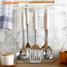 Кухонная посуда из нержавеющей стали набор кухонная лопатка Бытовая соломенная посуда из нержавеющей стали набор из 5 предметов