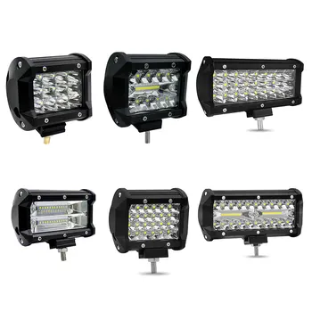 

Car Spot Lamp 12V 6000K 4/5/7 Inch 36W 60W 72W 120W LED Work Light Bar for Working Refit Off-road Vehicle Truck Lamp Boat