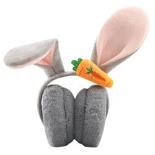 Зимние теплые наушники, новинка, женские наушники, модные зимние теплые наушники с милыми заячьими ушками, наушники с милыми заячьими ушками Y10.11