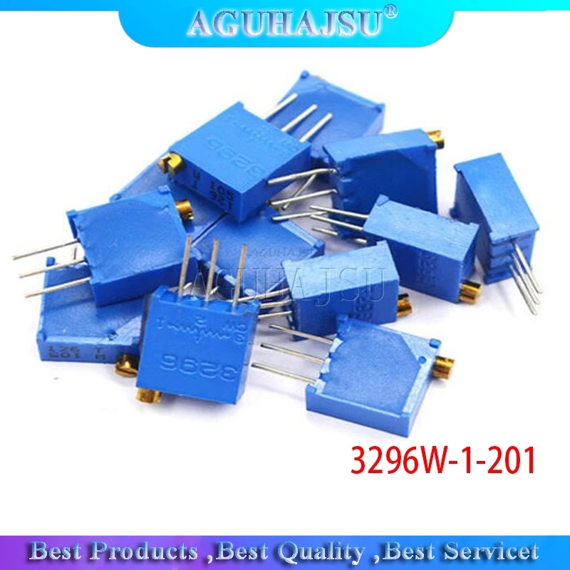 10 шт. 3296W-1-201LF 3296W 200 Ом 201 3296W-1-201 3296W-201 W201 Подстроечный резистор подстроечный