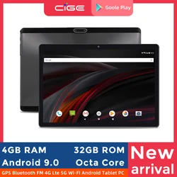Tablette PC Android 9.0 de 10 pouces, Octa Core, 4 go de RAM, 1920x1200 IPS HD, 4G LTE, appel téléphonique, double 2.4G 5G Wifi 10.1 pour enfants 