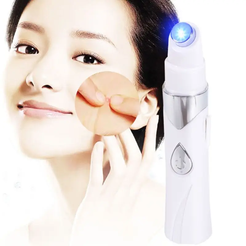 Usb зарядка акне синий светильник терапия ручка красота уход за кожей лица сужение пор против морщин укрепляющий электронный косметический инструмент