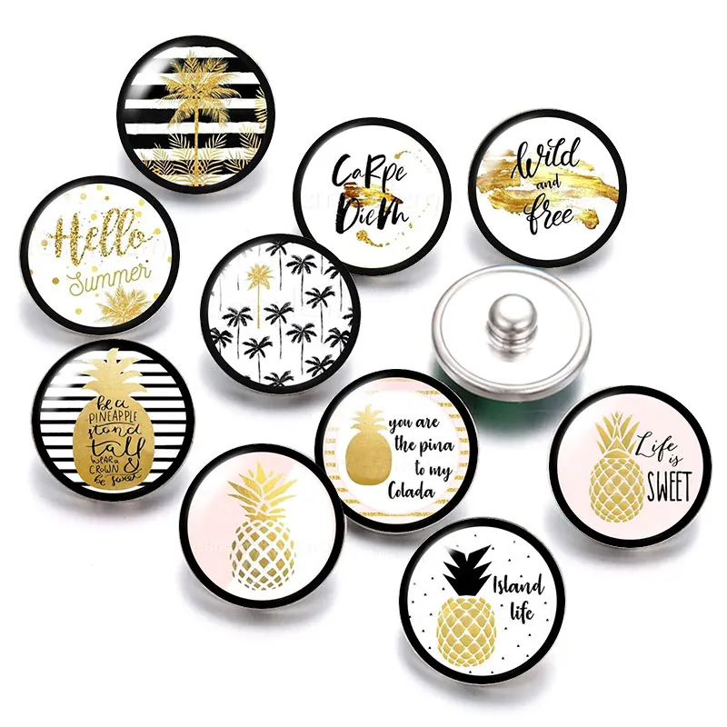 DIY custom snap buttons 12mm/18mm/20mm silver /golden snap buttons Personalized Photo for DIY necklace jewelry fashion jewelry