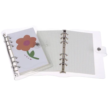 

1PC Kawaii A6 Diary Notebook Small flower hand ledger Cute lattice Agenda Binder