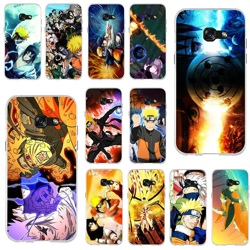 Ботинки в стиле аниме «Naruto для Samsung Galaxy J3 J4 J5 J6 J7 J8 A3 A5 A7 Coque сумки Силиконовые мягкие чехлы для телефонов