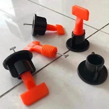 50 шт. многоразовая система выравнивания плитки локатор инструменты анти-липкий уровень клинья плитки прокладки для пола стены плитки выравнивания системы