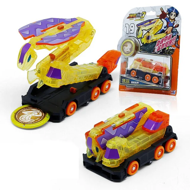 

Newest Burst Speed Screechers Wild Deformation Car Action Figures Multiple Chip Capture Wafer 360 Flip Transformation Cars toys