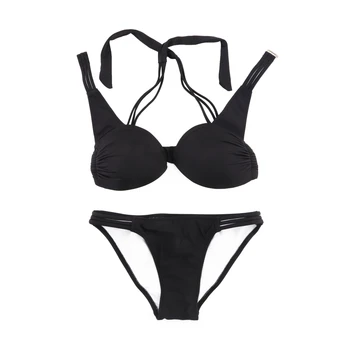 

2020 Fashion Sexy Women's Bikini Set Push-up Padded Bra Swimsuit Bathing Suit Low Waist Swimwear Female Underwear Set 2 pieces