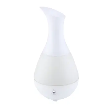 

USB Charge Ultrasonic Air Purifier Aroma Diffuser Waterdrop Leaf Shaped Mist Humidifier Bluetooth Speaker LED Light Change