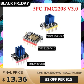 

TMC2208 TMC2209 TMC2130 TMC2100 Stepper Motor Driver Stepstick Driver 3D Printer Parts SKR V1.4 SKR V1.3 Pro Ramps 1.6 MKS GEN L