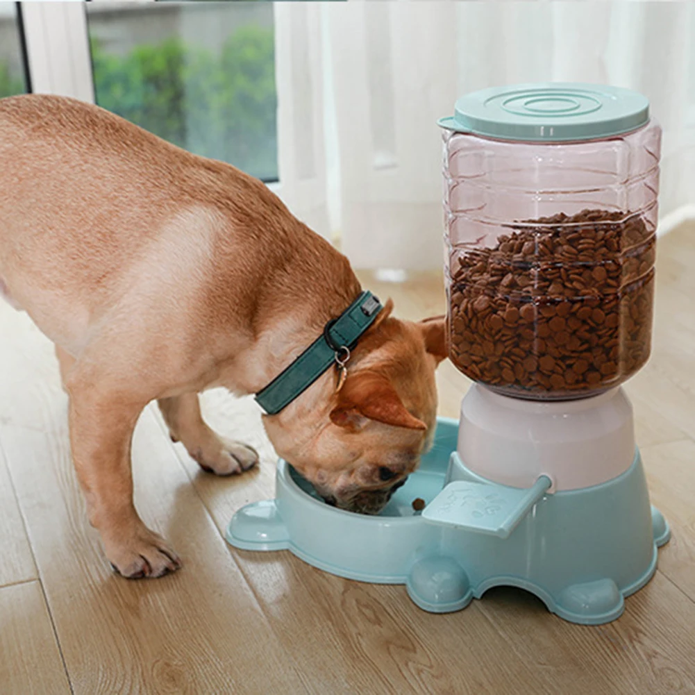 1.8L Pet кошки собаки прессованного типа Медведь Форма автоматическая кормушка миска дозатор