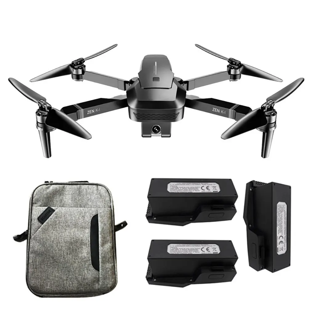 K1 3B backpack Visuo ZEN K1 gps Радиоуправляемый Дрон met 4K HD Двойная камера управление жестами 5G Wifi FPV Borstelloze мотор vlucht 28 minuten Dron VS F11 B4W - Цвет: K1 3B backpack