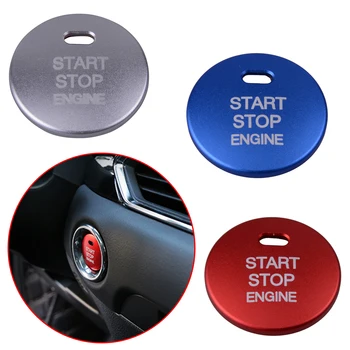 

1Pc Car Engine Start Stop Push Button Cover Replace Trim Fit for Mazda CX-5 2012 2013 2014 2015 2016 2017 2018 Accessories