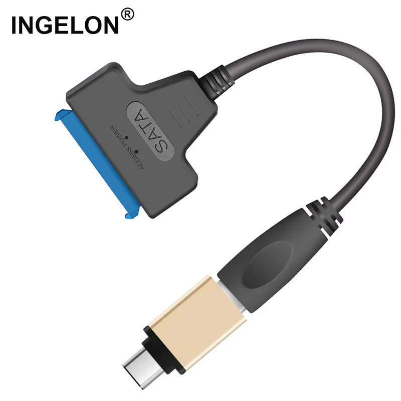 Sata 3 кабель USB C к SATA3 адаптер 2 5 дюйма HDD SSD 22 pin жесткий диск III разъемы для типа Macbook
